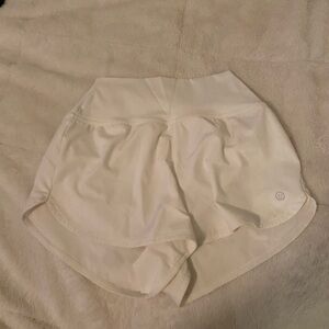 Gilly Hicks Cream Athletic Shorts
